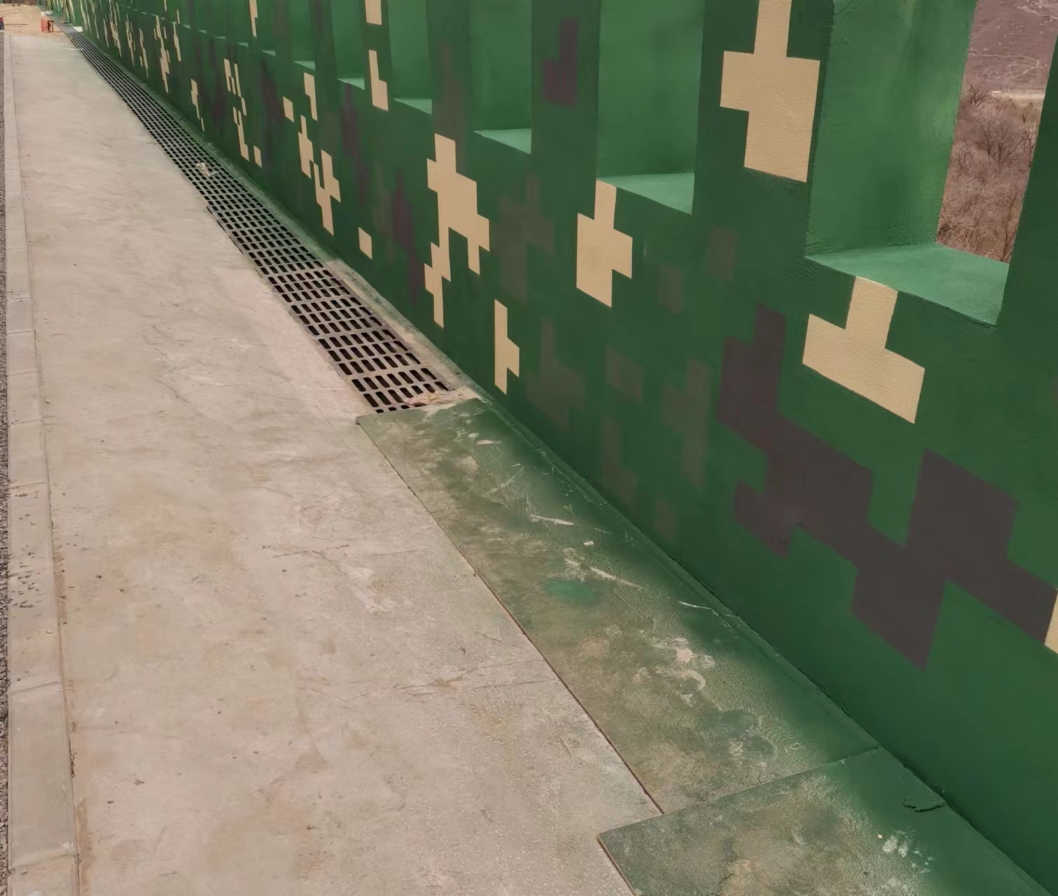 秦皇岛围墙迷彩喷涂,数迷彩漆